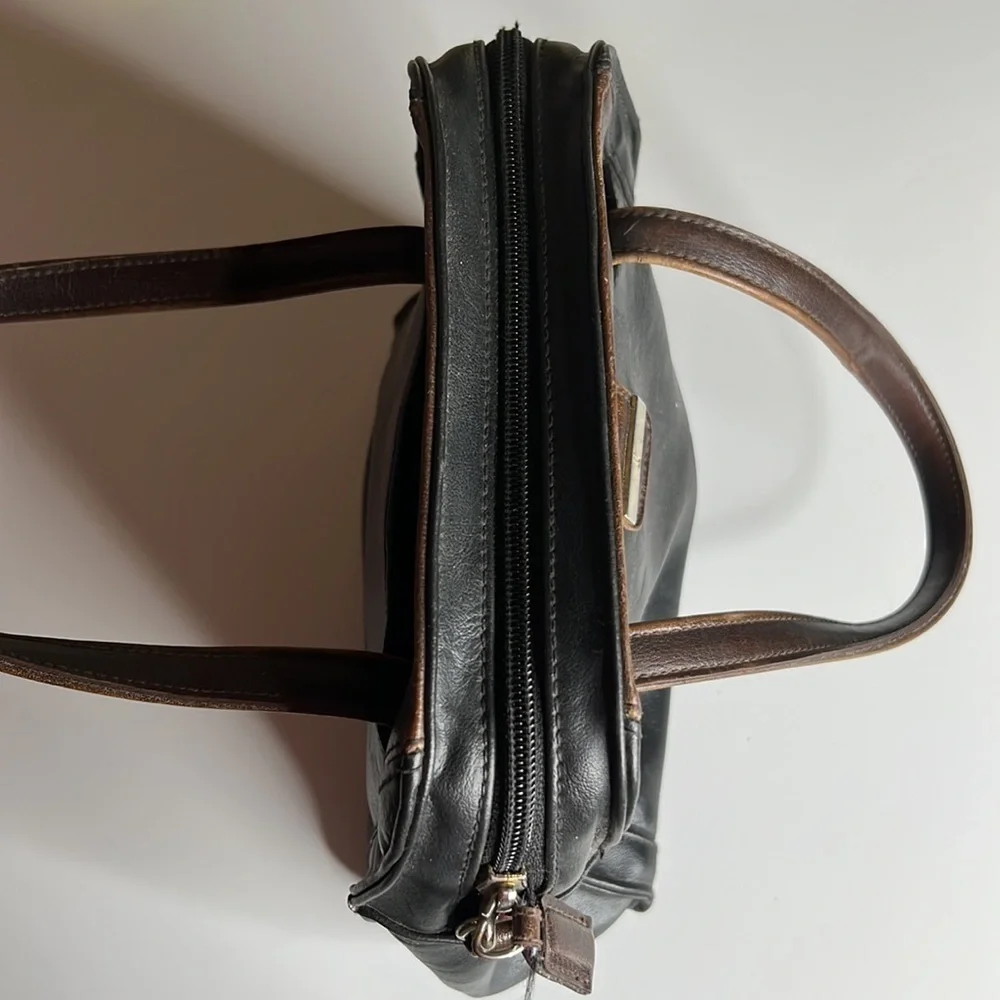 Liz Claiborne Vintage 80’s Crossbody Brown/Black Purse
